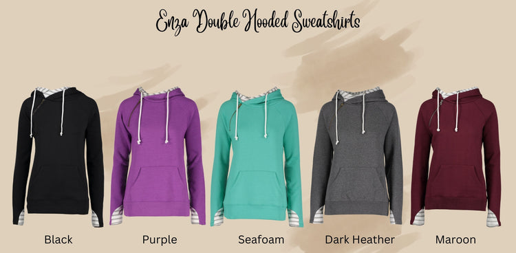 WIS-CON-SIN Non Distressed [Double Hooded Sweatshirt]