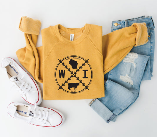 WI <Made in Wisconsin> [Adult Apparel]