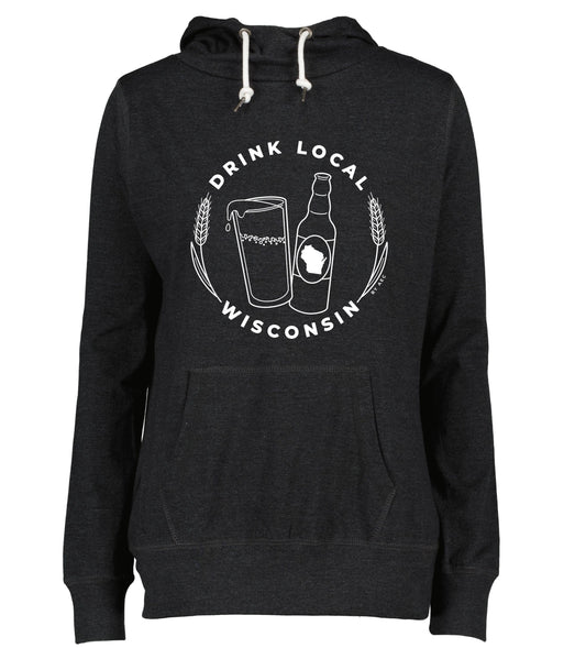 Drink Local [Light Weight Funnel Neck Sweatshirt]