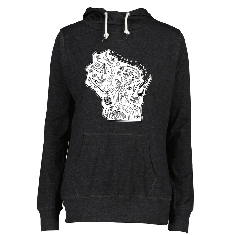 Wisconsin Summer [Light Weight Funnel Neck Sweatshirt]